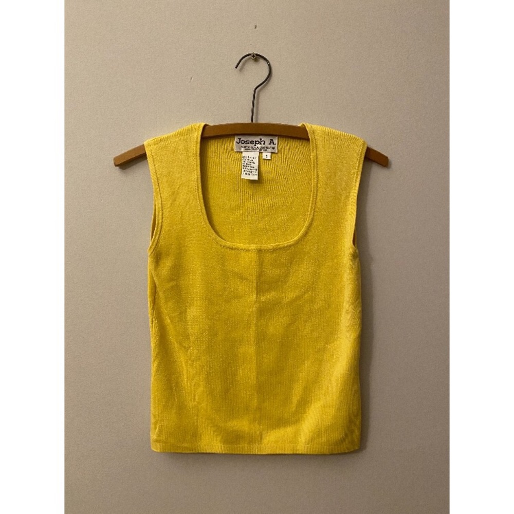 Ribbed Yellow Tank